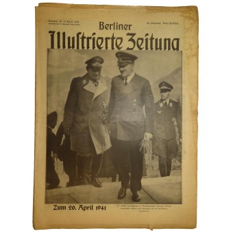 Illusterte Zeitung, nr. 16, 17. huhtikuuta 1941, Zum 20. Huhtikuu 1941. Der führen im gespräch Mit Reichsmarschall Hermann Göring. Espenlaub militaria